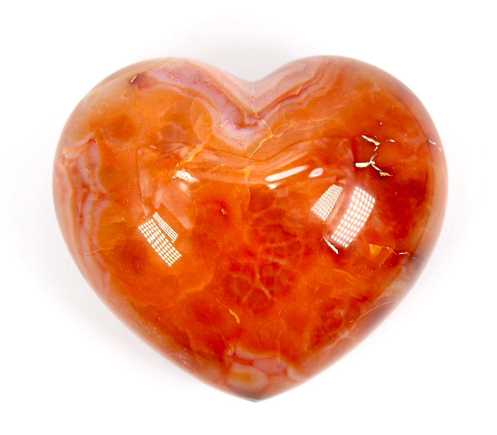 Thumbnail: Carnelian Crystal Heart