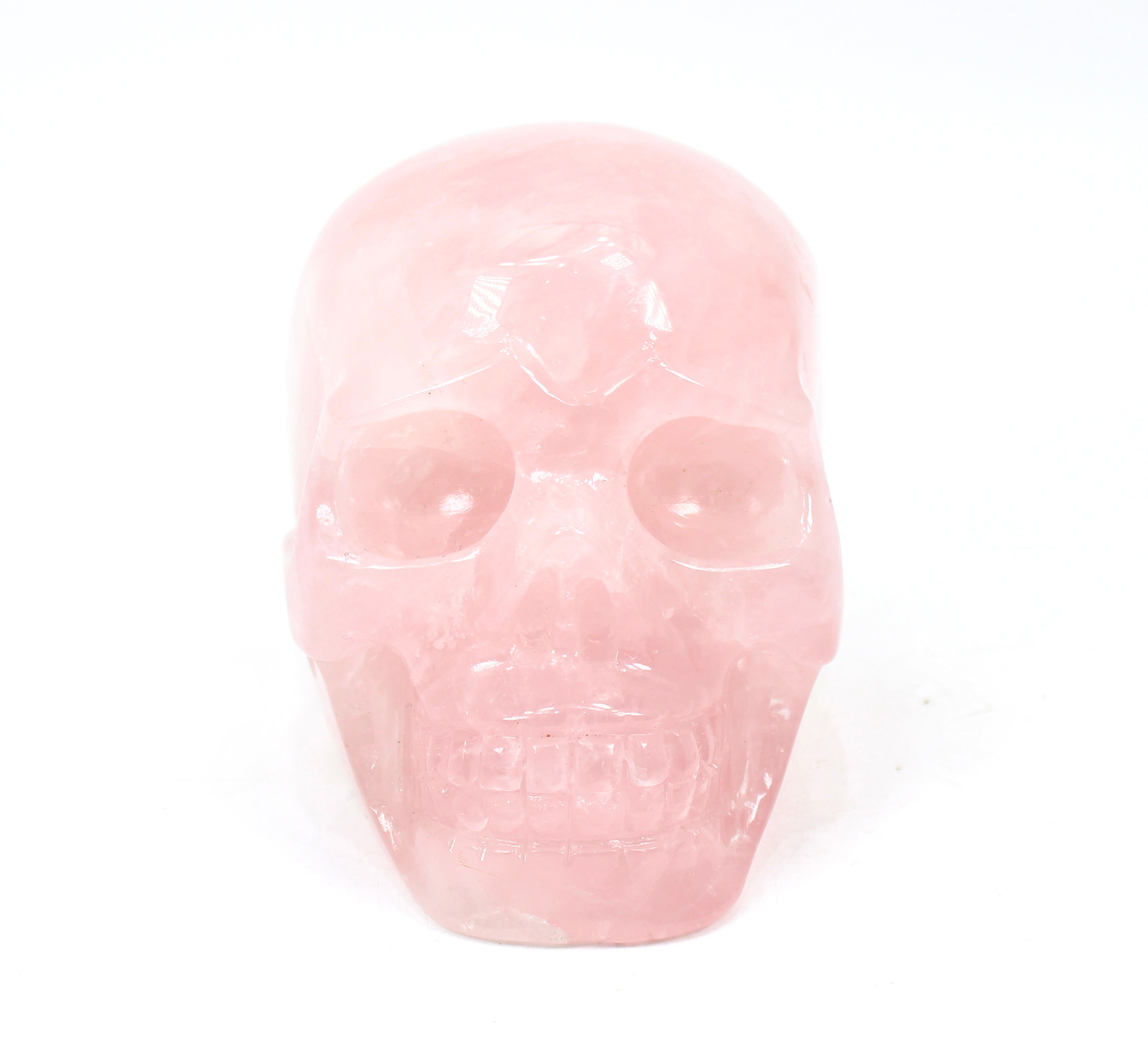 Rose Quartz Skull