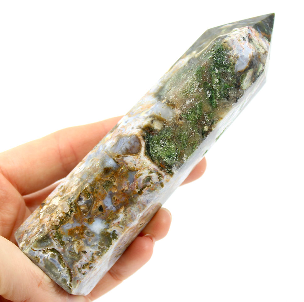 Thumbnail: Ocean Jasper Crystal Point
