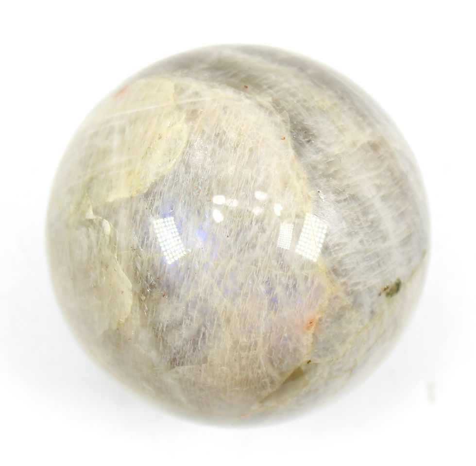 Thumbnail: Moonstone Sphere with Blue Flash