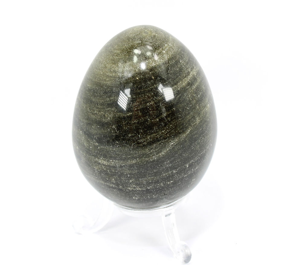 Thumbnail: Gold Sheen Obsidian Egg