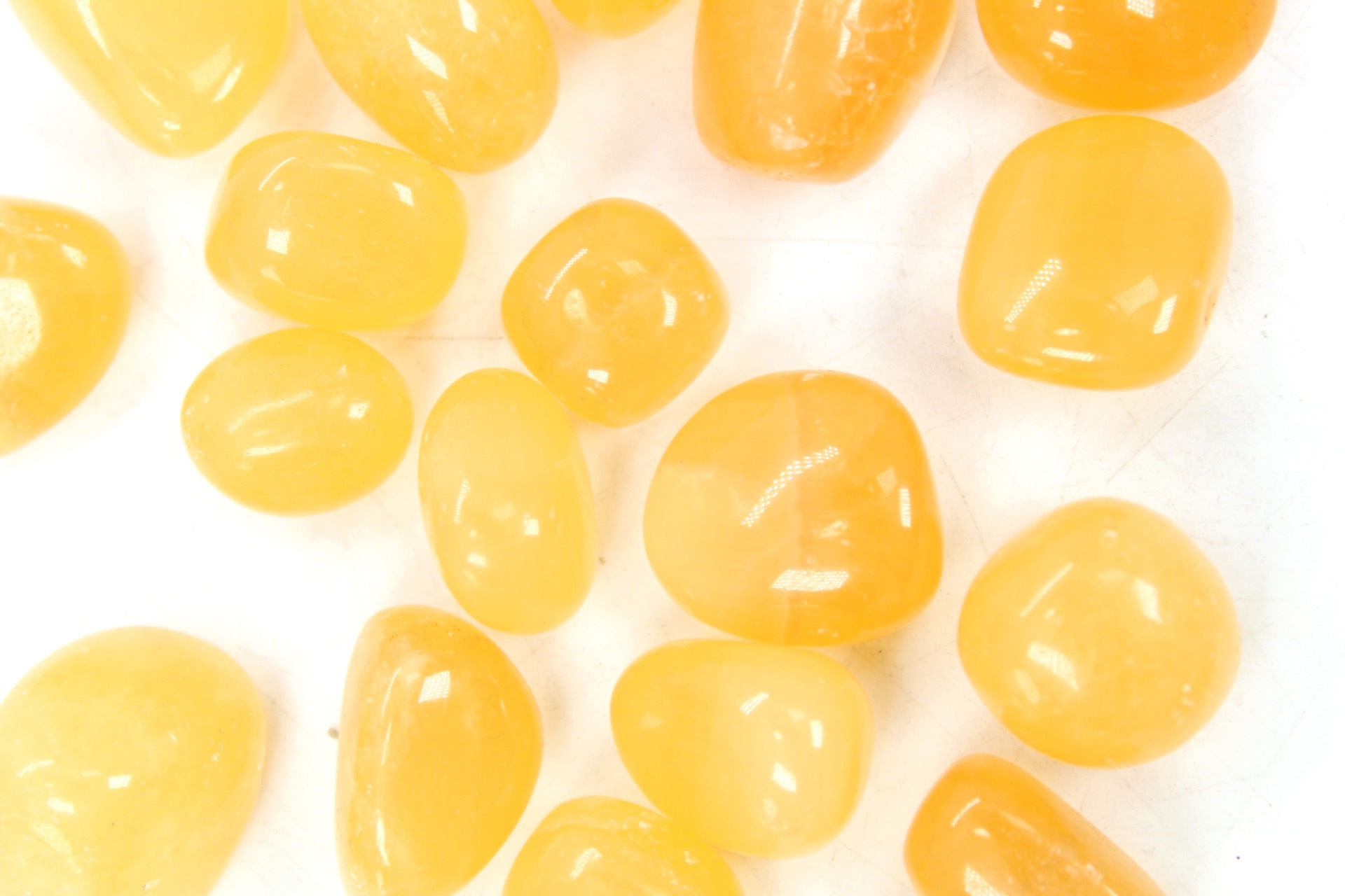 Orange Calcite Tumble Stone