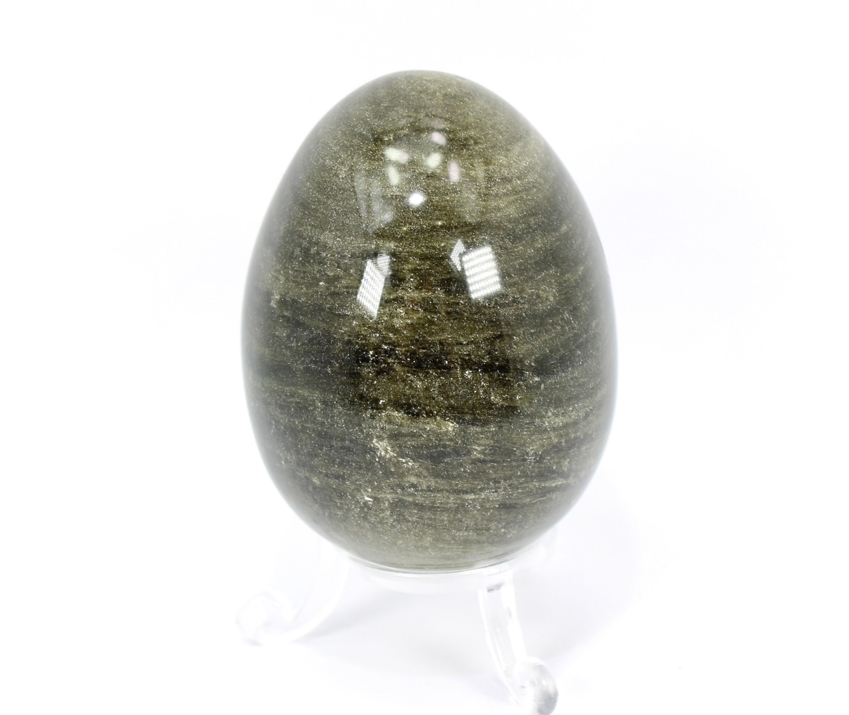 Gold Sheen Obsidian Egg