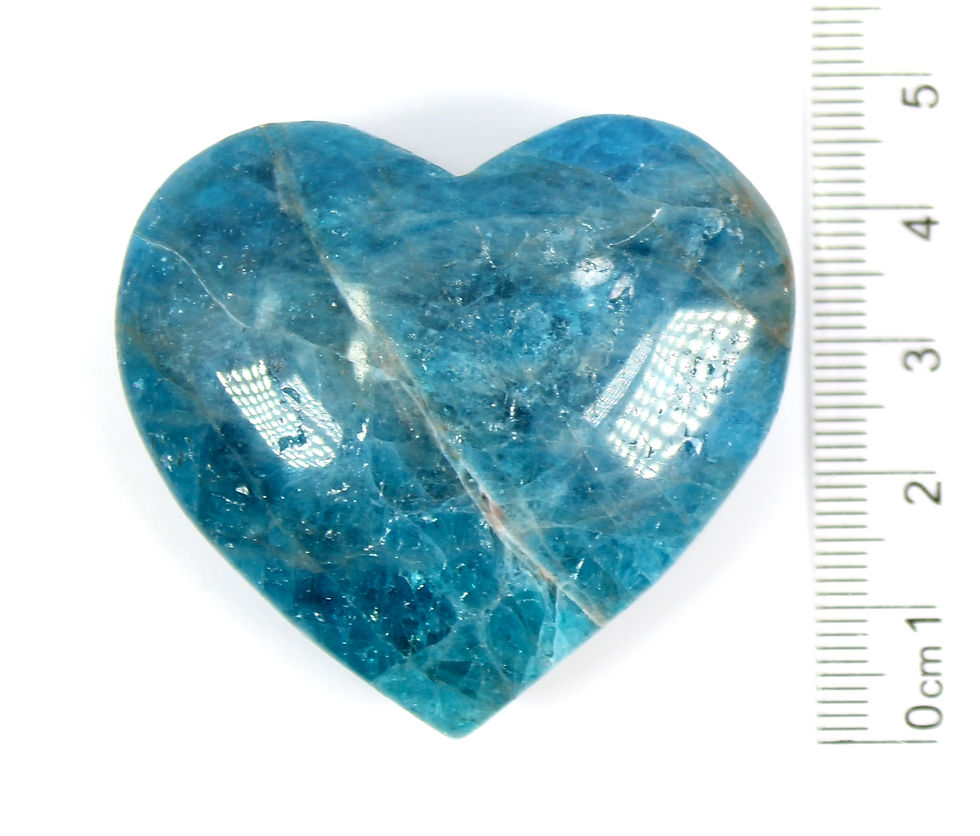 Thumbnail: Blue Apatite Crystal Heart