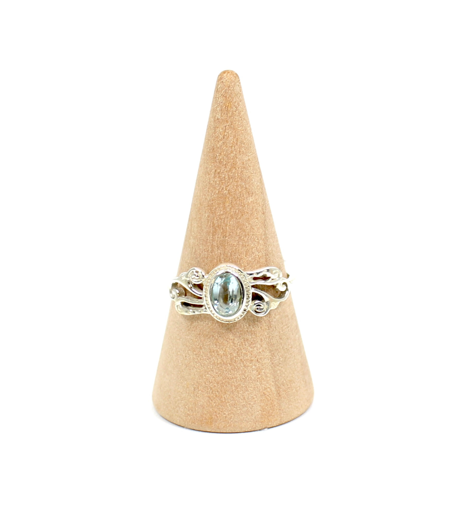 Blue Topaz 925 Sterling Silver Ring