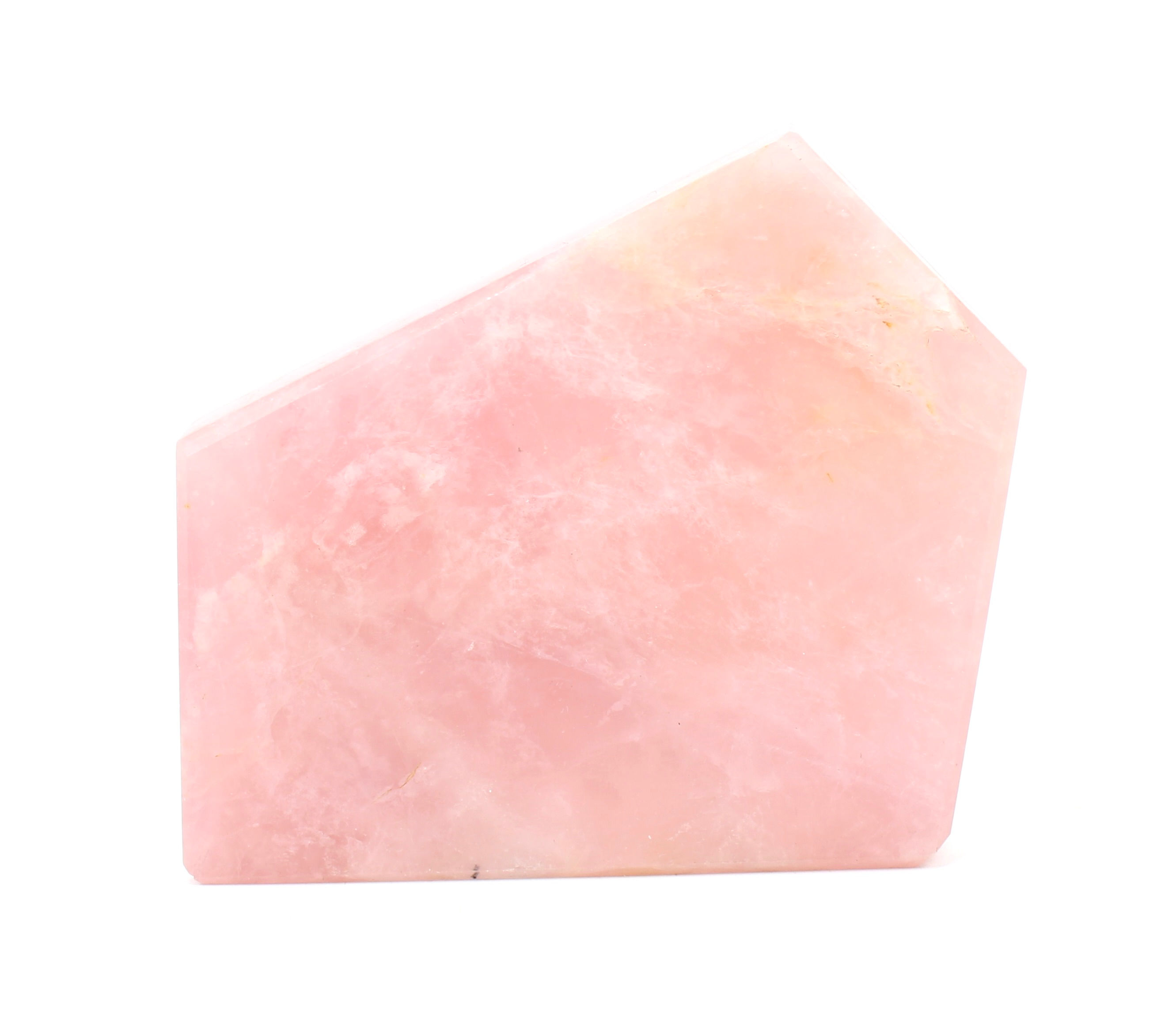 Rose Quartz Polished Crystal Slice
