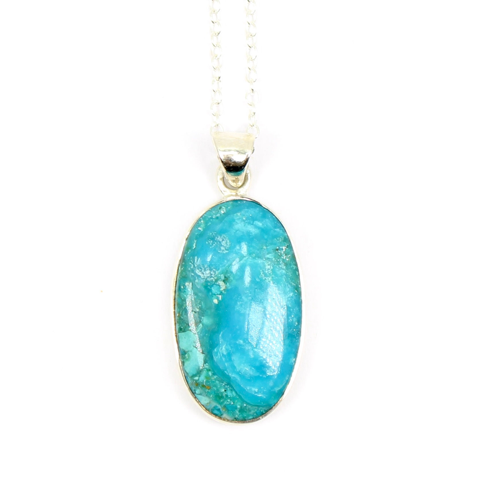 Peruvian Opal 925 Sterling Silver Pendant