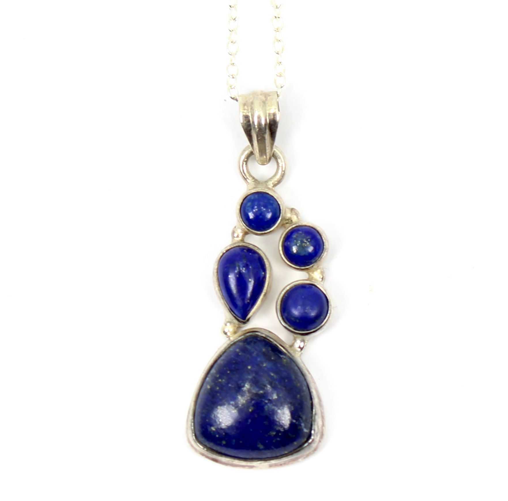 Lapis Lazuli 925 Sterling Silver Pendant