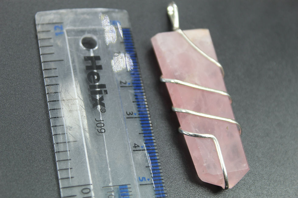 Thumbnail: Rose Quartz Wire Wrapped Pendant