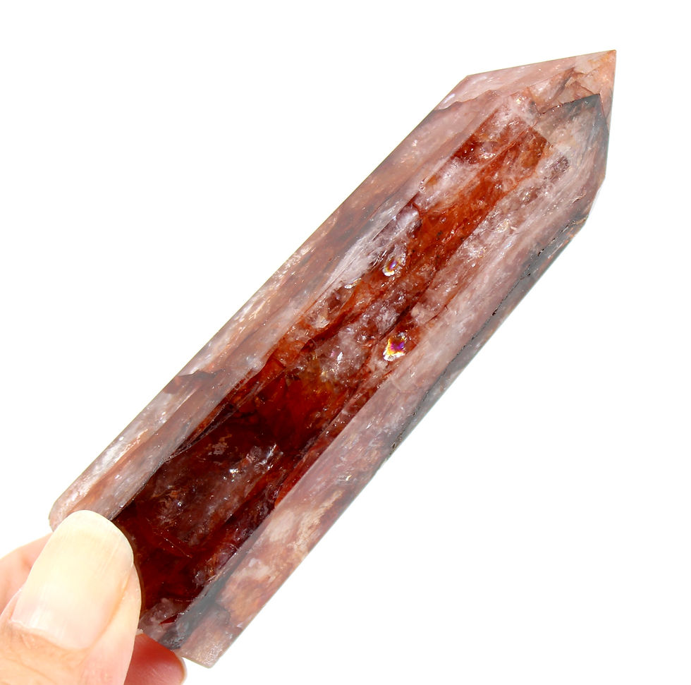 Thumbnail: Fire Quartz Rainbow Crystal Point