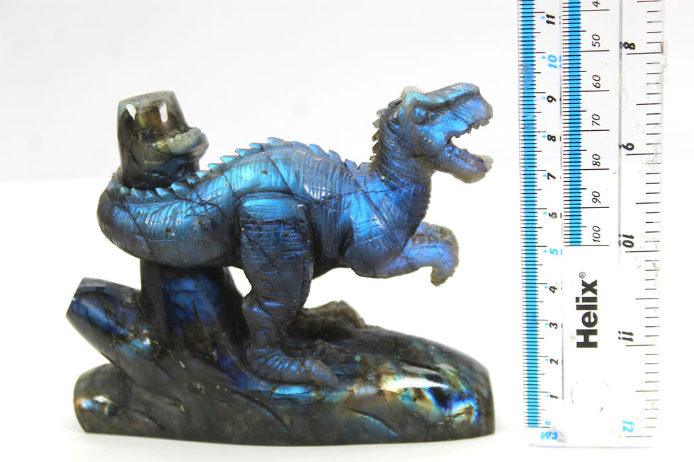 Thumbnail: Labradorite Dinosaur Carving