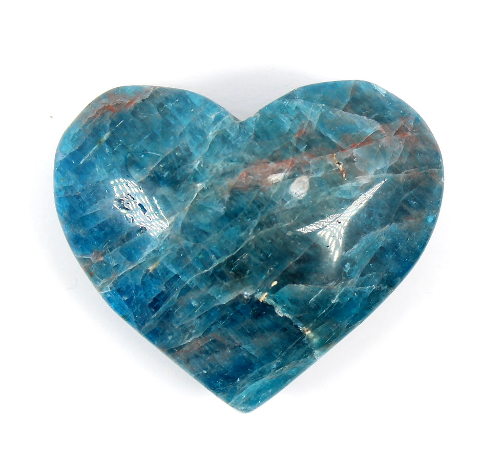 Thumbnail: Blue Apatite Crystal Heart