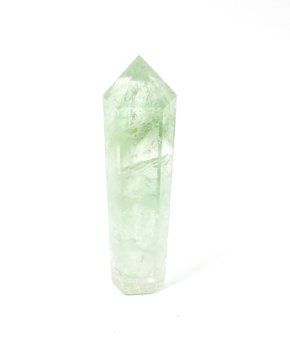Prasiolite Green Amethyst Point