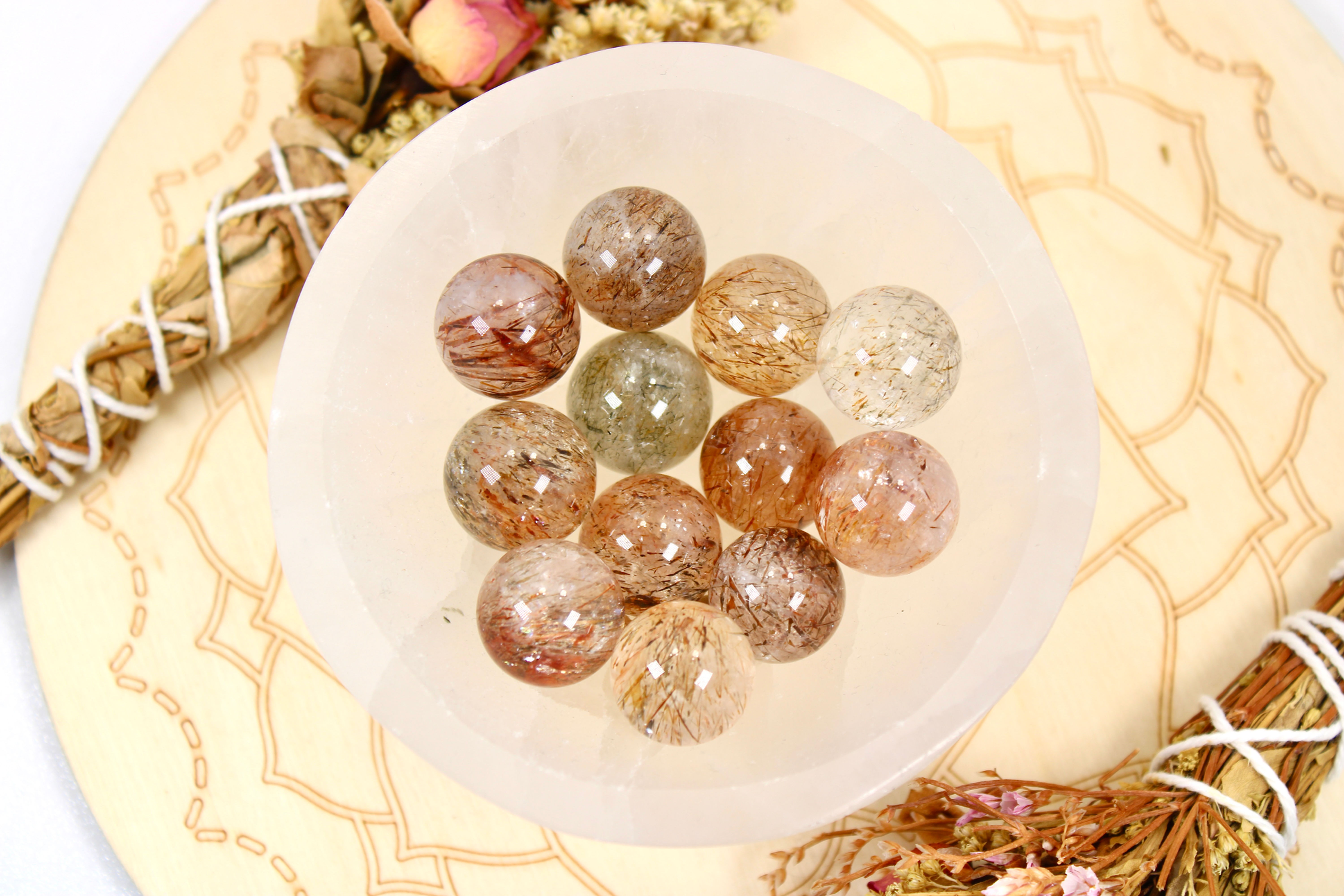 Melody Stone Super Seven sphere - Super Rare