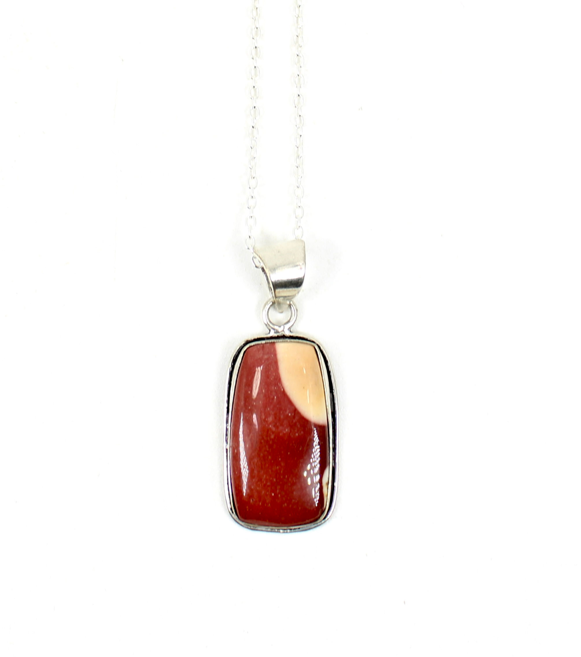 Mookaite 925 Silver Plated Pendant