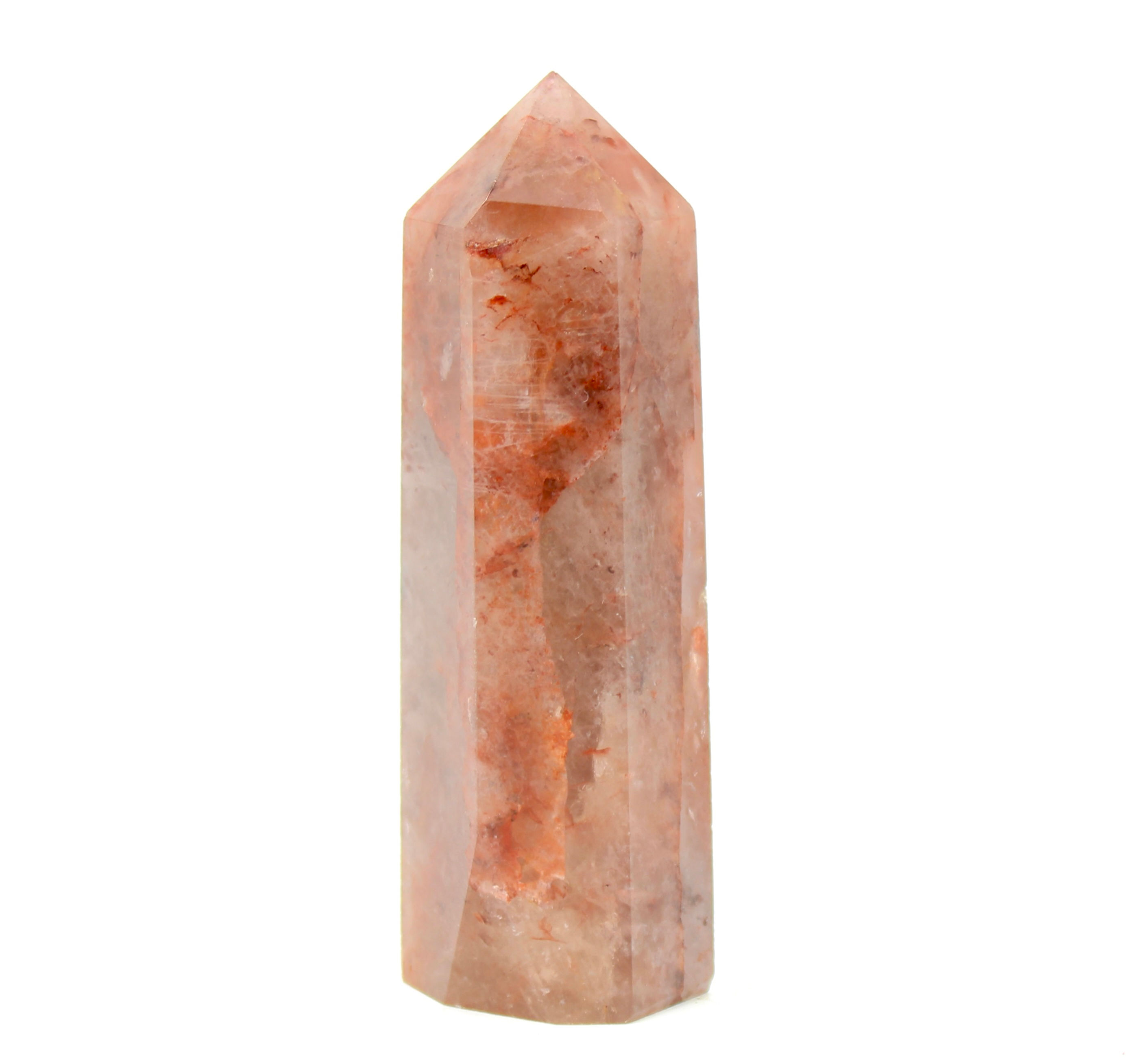 Fire Quartz Rainbow Crystal Point