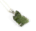 Thumbnail: Moldavite Genuine and Rare 925 Sterling Silver Pendant