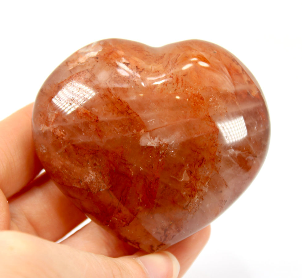 Thumbnail: Fire Quartz Heart
