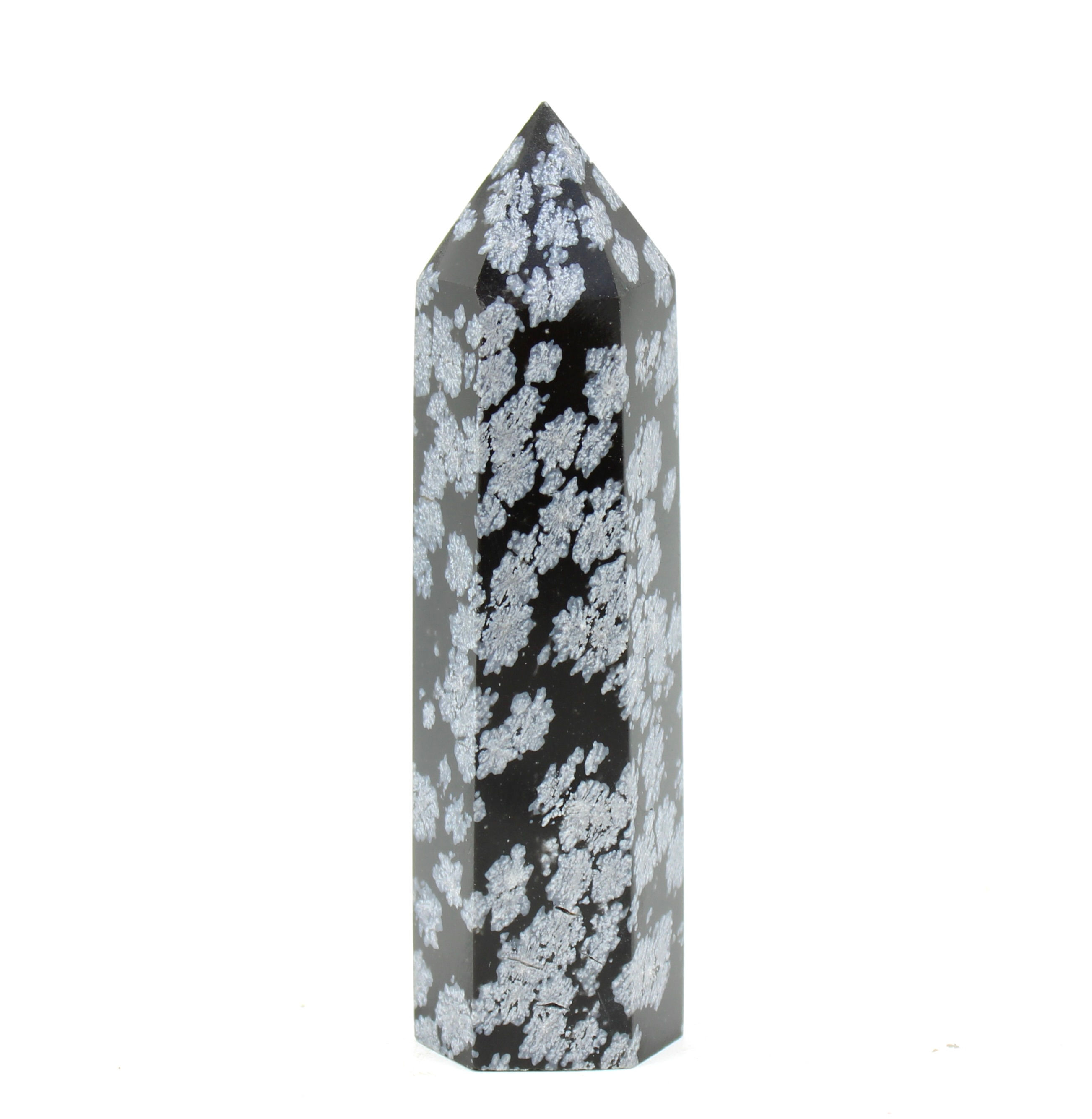Snowflake Obsidian Point