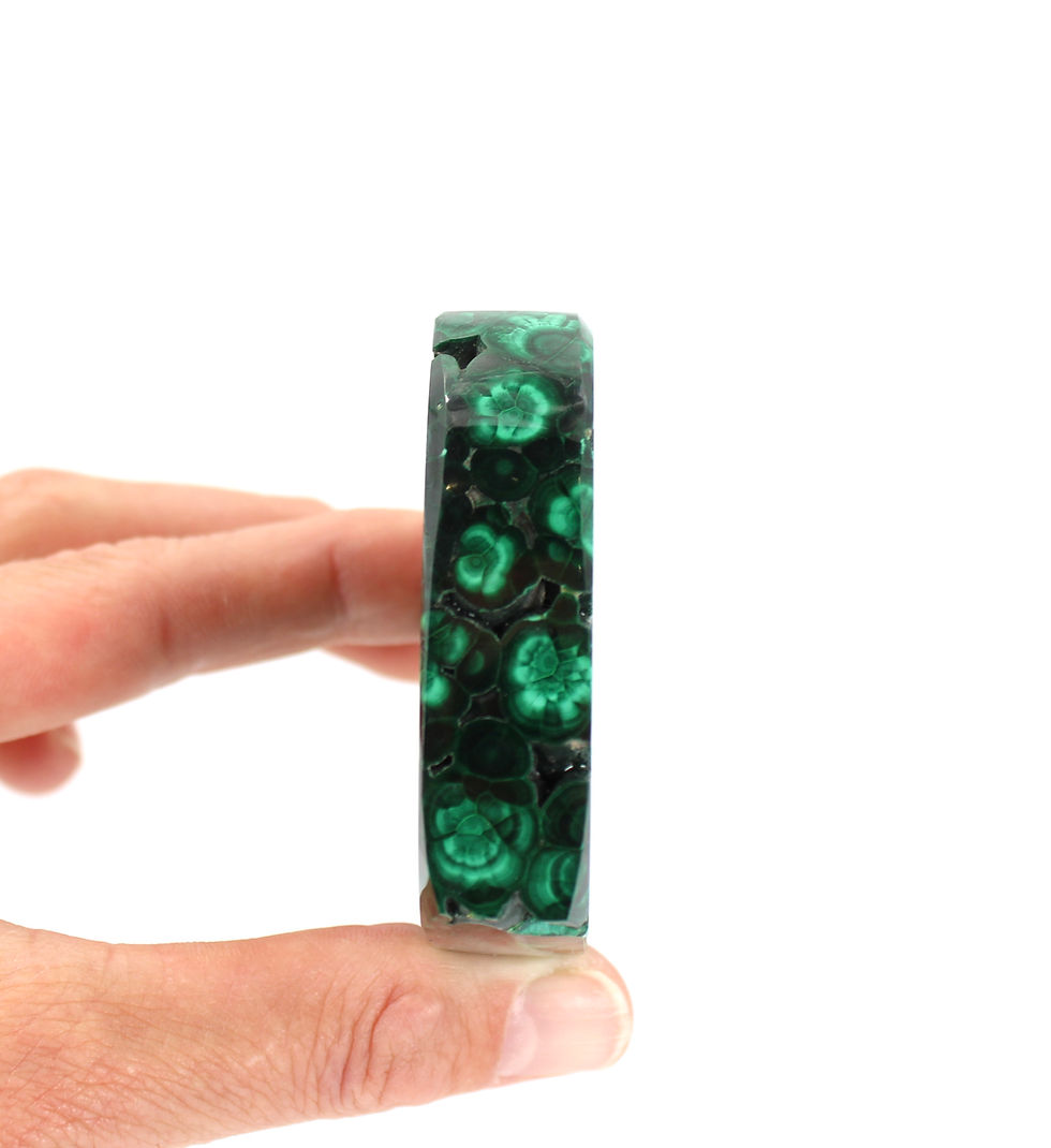 Thumbnail: Malachite Heart on Stand