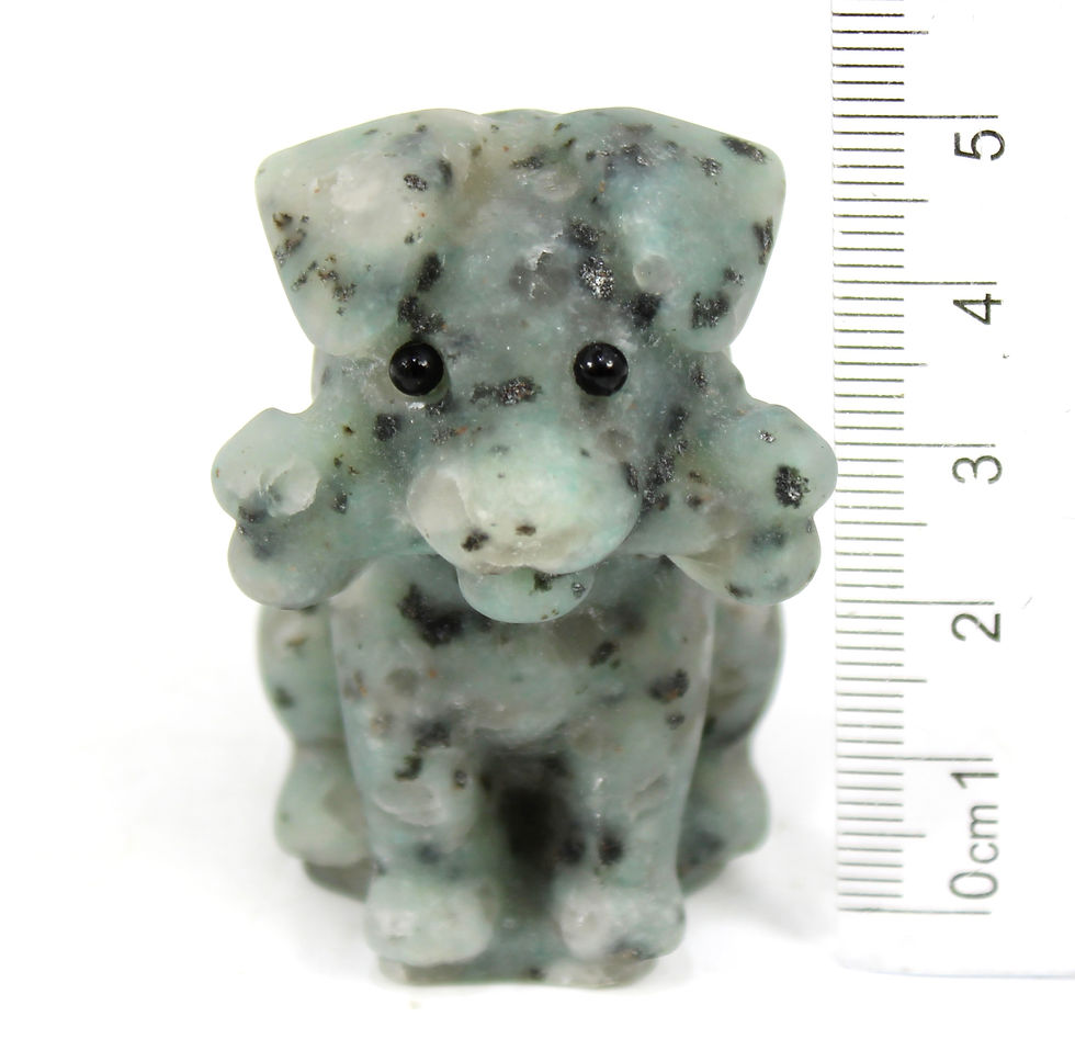Thumbnail: Lotus Jasper Crystal Dog