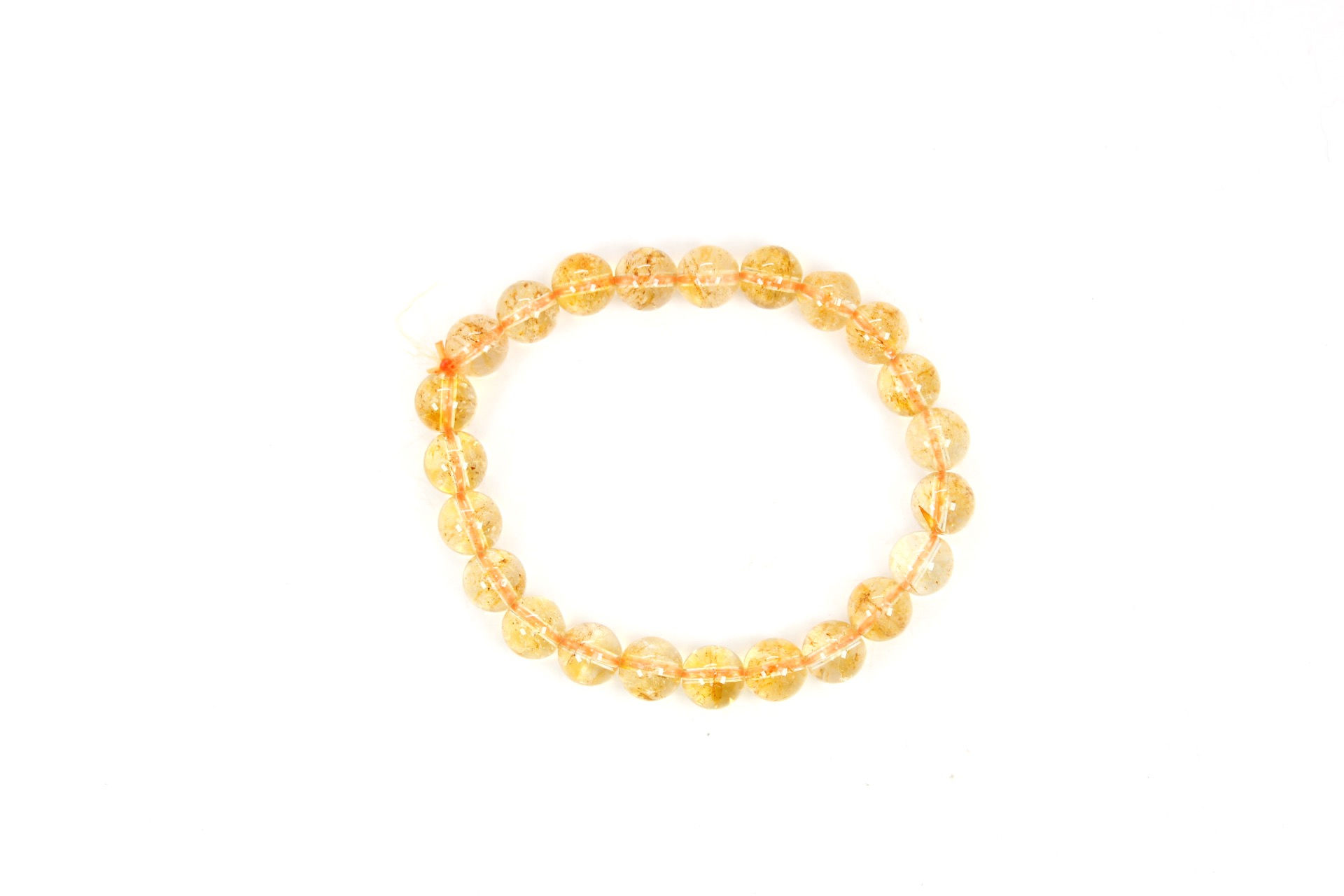 Citrine Bead Bracelet