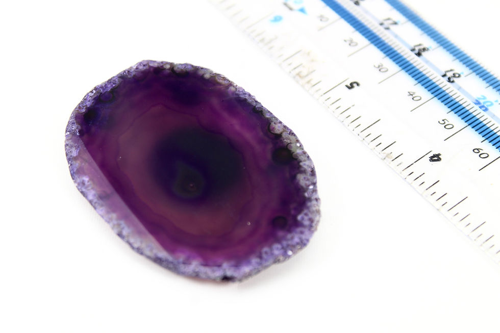 Thumbnail: Banded Agate Slice Crystal Magnets