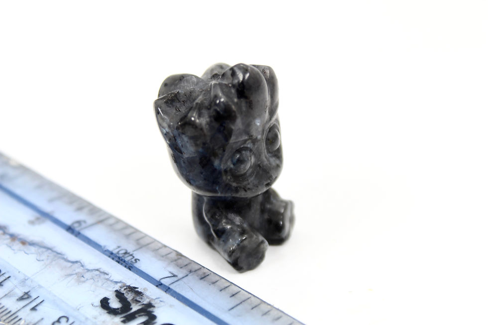 Thumbnail: Mini Tree Man Gemstone carvings