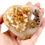 Thumbnail: Yellow & Pink Flower Agate Heart
