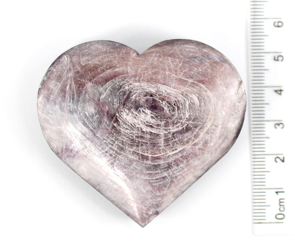 Thumbnail: Purple Mica Lepidolite Heart
