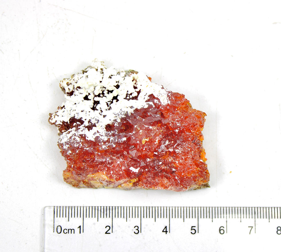 Thumbnail: Zincite specimen from Poland, rare