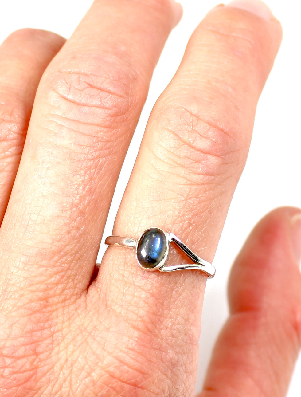 Thumbnail: Labradorite 925 Sterling Silver Ring