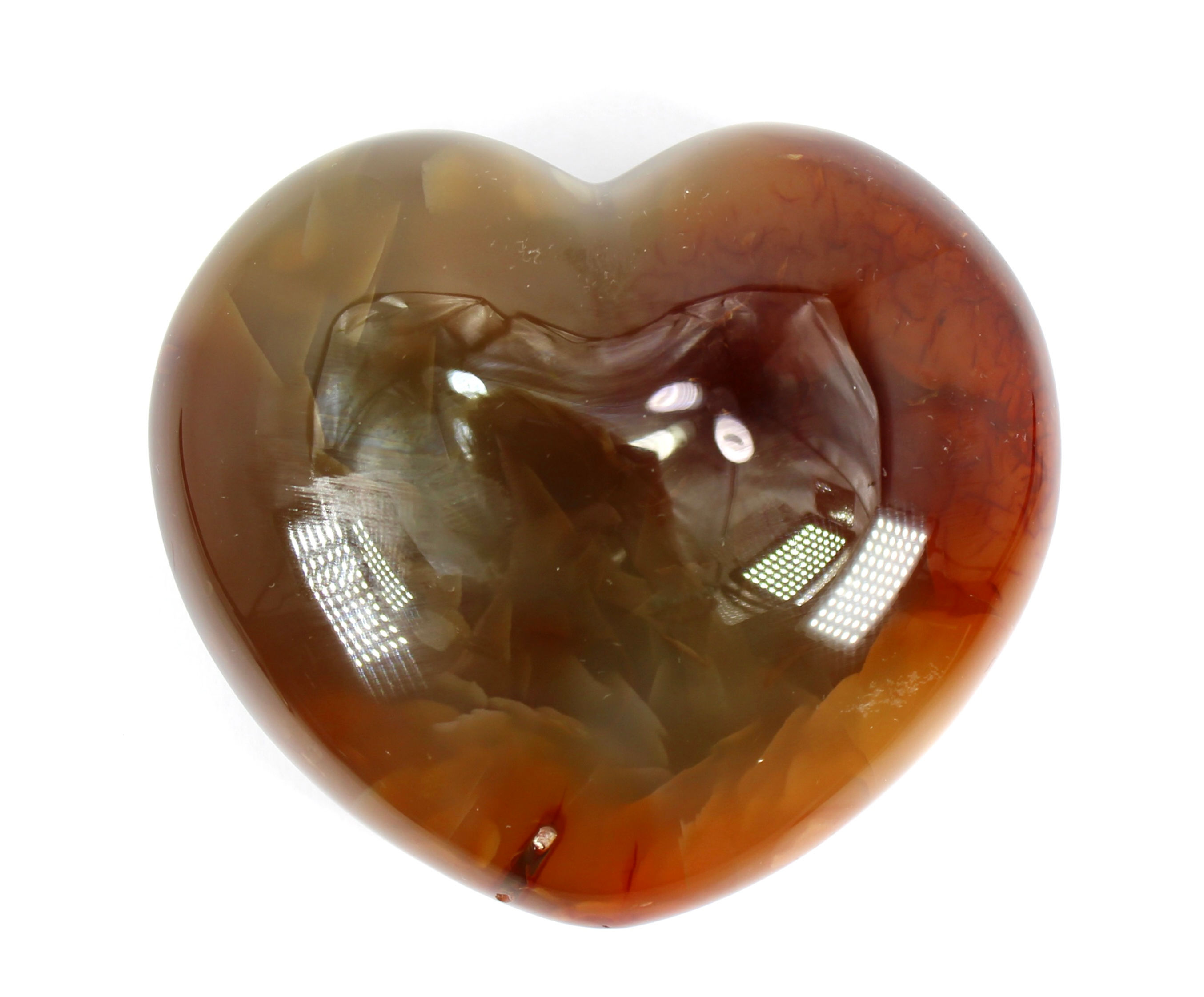 Carnelian Crystal Heart