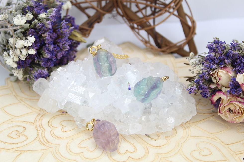 Thumbnail: Fluorite Fox Pendant