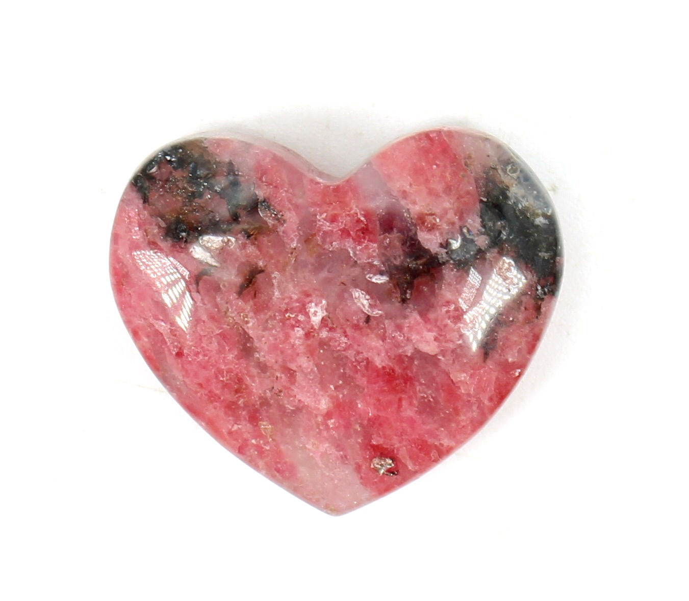 Rhodonite Heart Carving