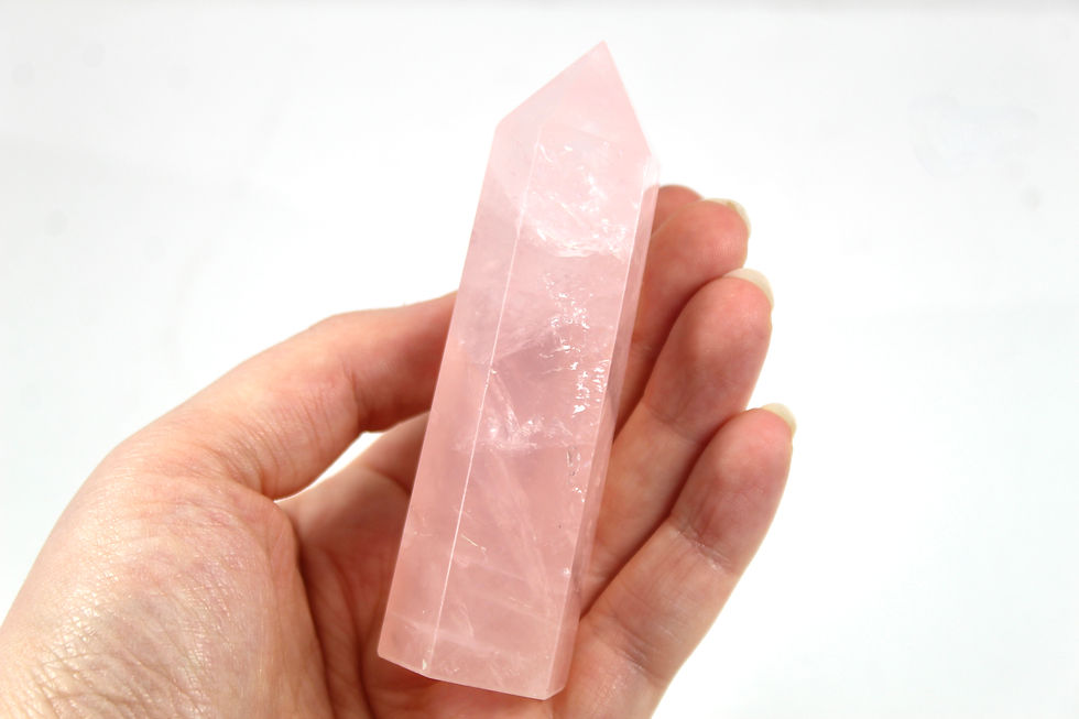 Thumbnail: Rose Quartz Crystal Point