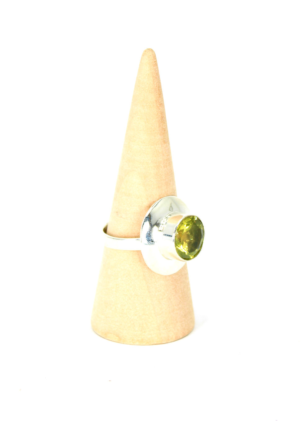 Thumbnail: Lemon Quartz 925 Sterling Silver Ring - size 11 /X