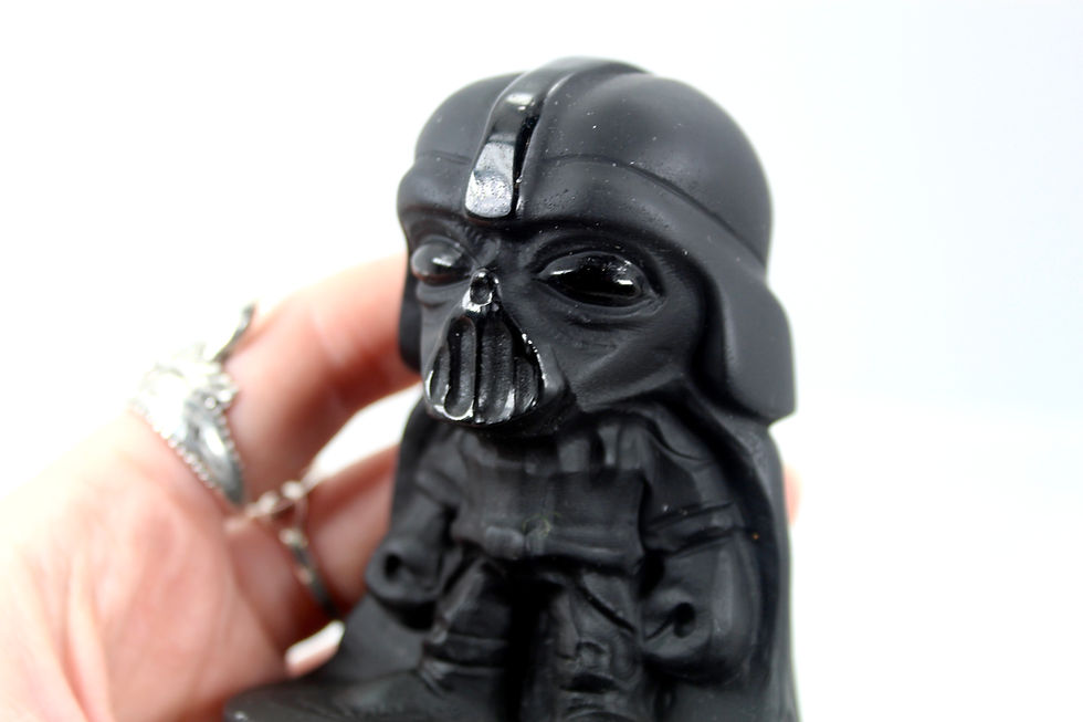 Thumbnail: Space man Obsidian Carving