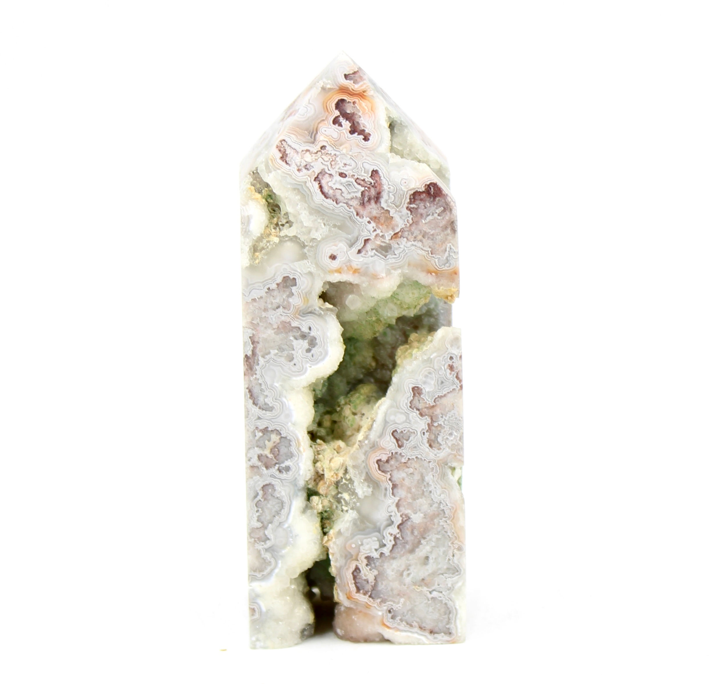 Chalcedony Bubble Agate Point