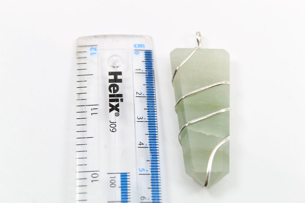 Thumbnail: Aventurine Wire Wrapped Crystal Pendant