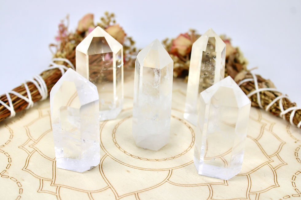 Clear Quartz Crystal Polished Point