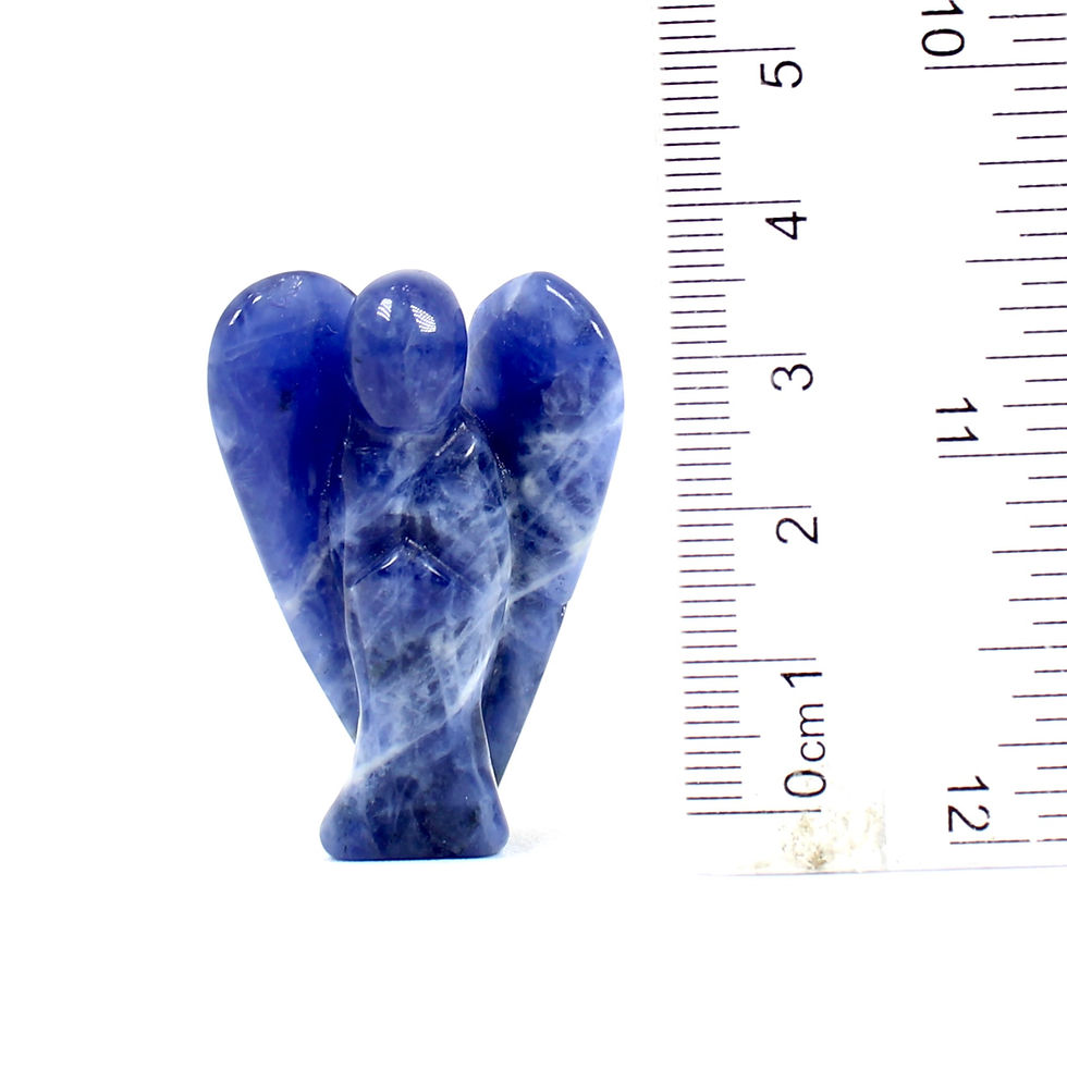 Thumbnail: Sodalite Crystal Angel Carving 1.5 inch