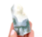 Thumbnail: Moss Agate Druzy Point