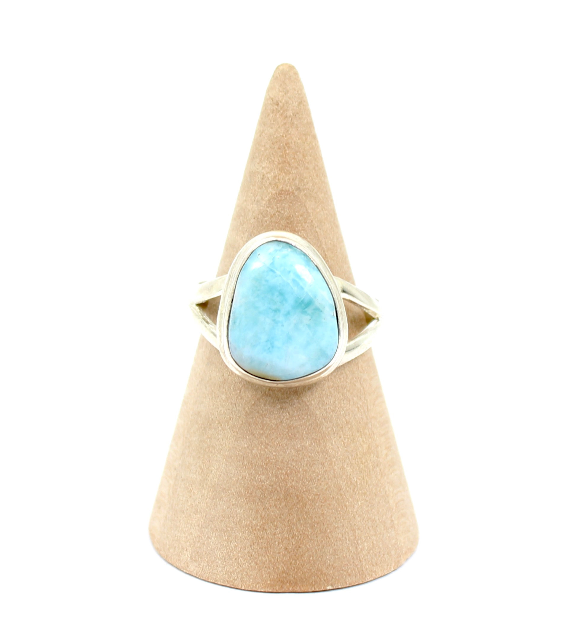 Larimar 925 Sterling Silver Ring (S/9)