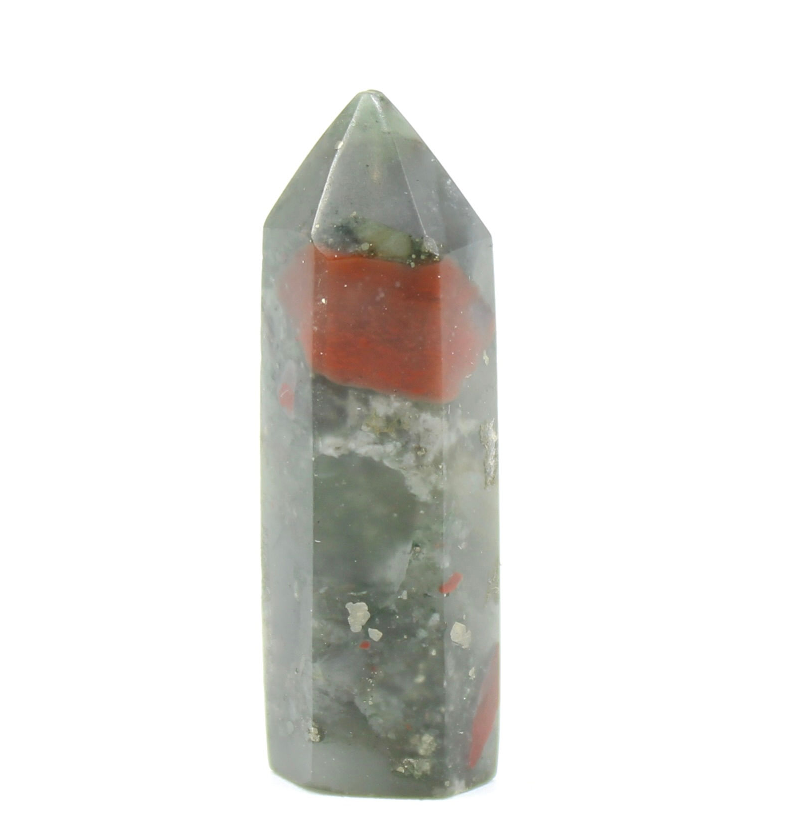 Bloodstone Crystal Point
