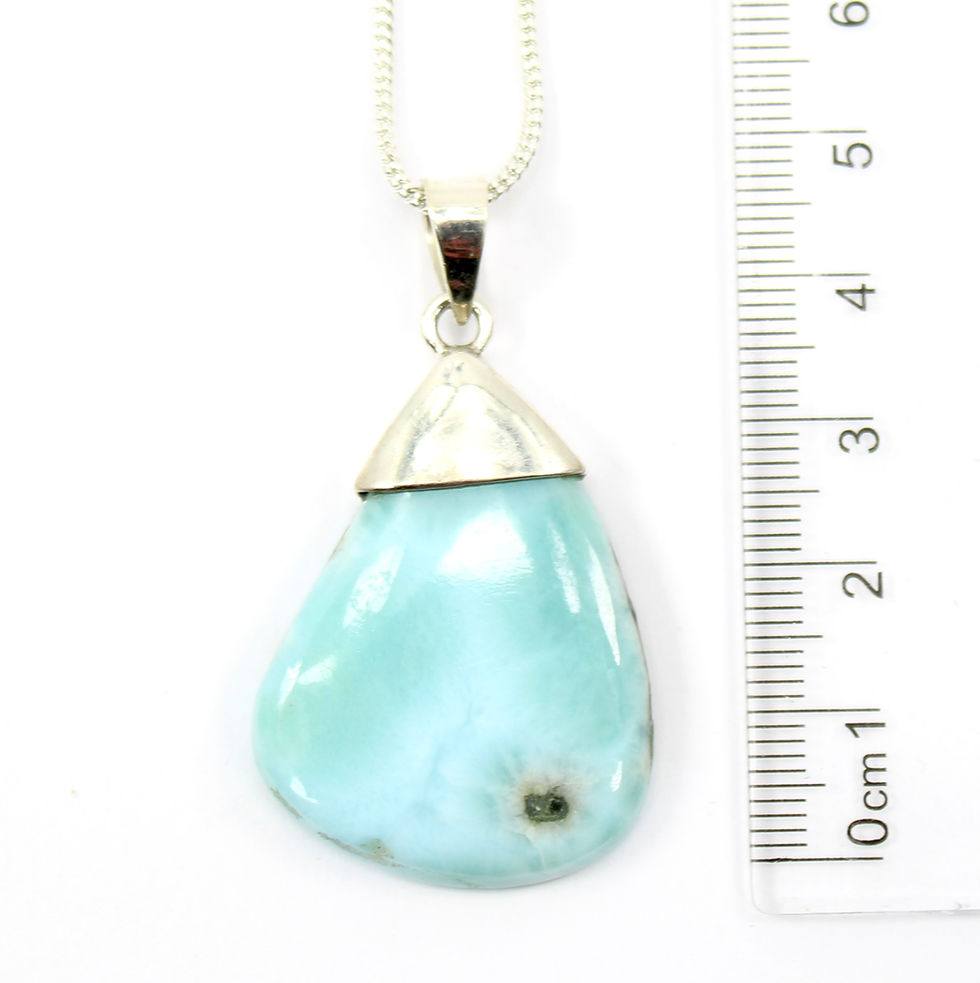 Thumbnail: Larimar 925 Sterling Silver Pendant