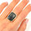 Thumbnail: Black Shungite 925 Sterling Silver Ring