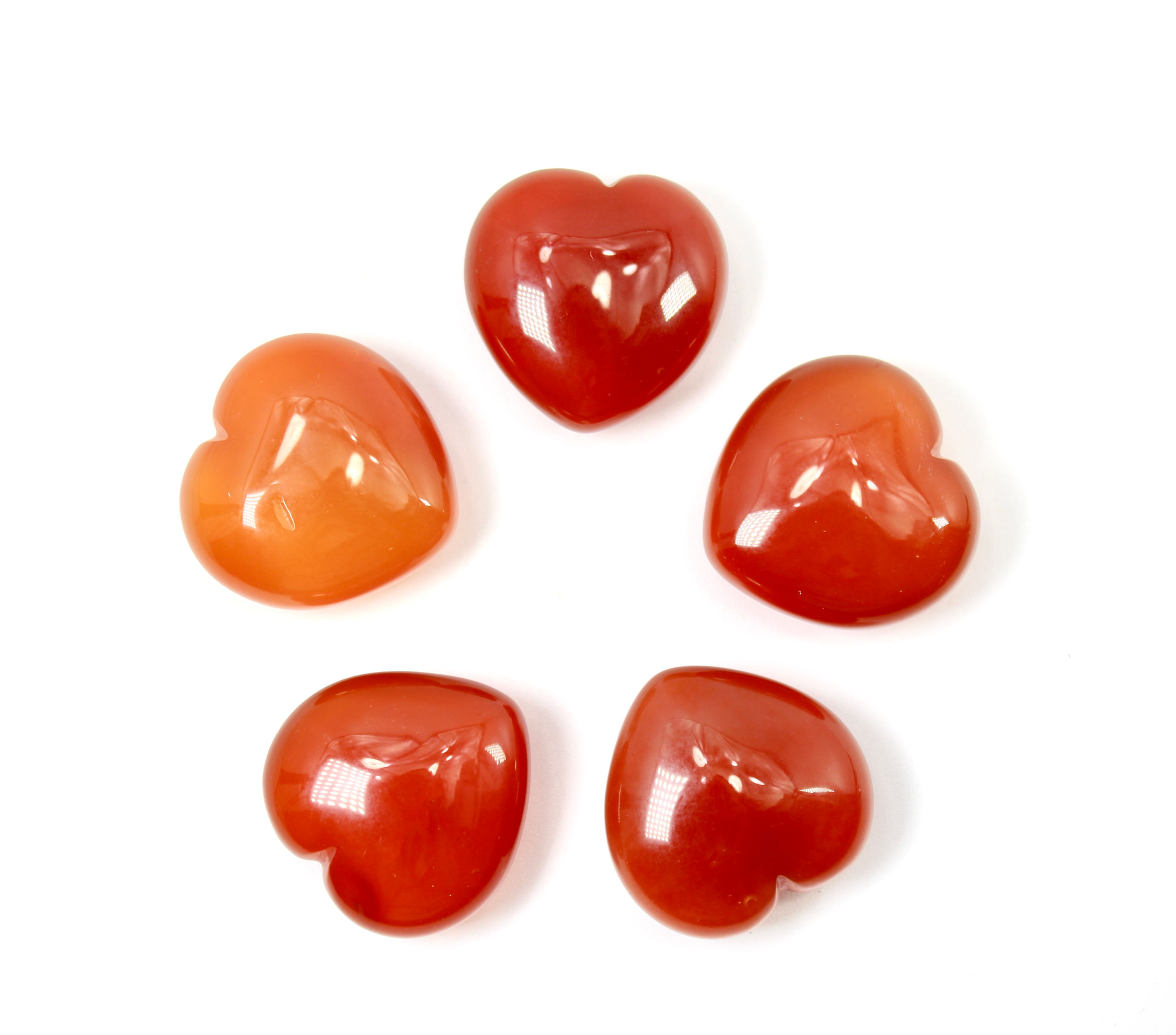 Carnelian Crystal pocket Heart