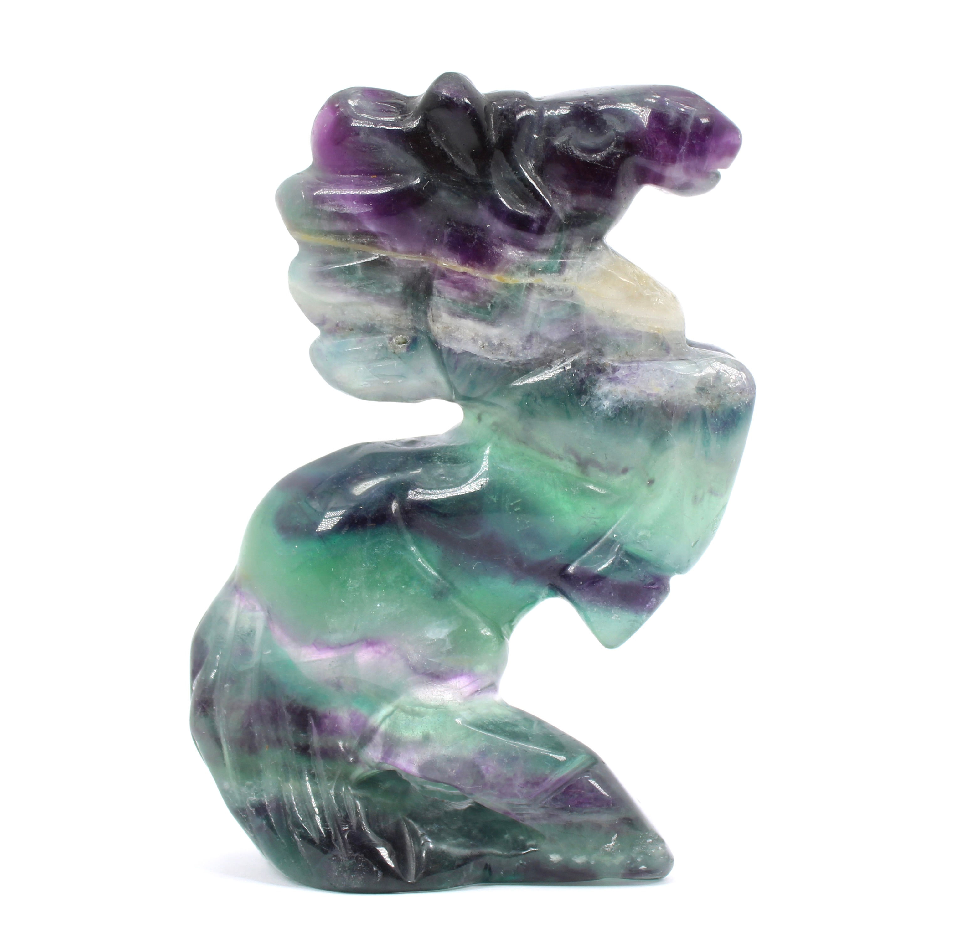 Rainbow Fluorite Horse Craving
