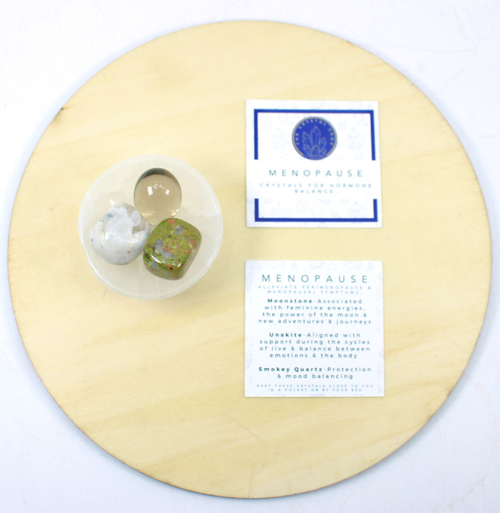 Thumbnail: Wee Box of Menopause - crystals for Hormone balance